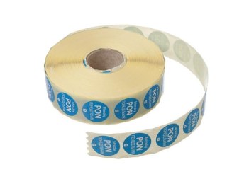 Etykiety Food Safety Jednorazowe Poniedziałek 2000 szt. Hendi 850008