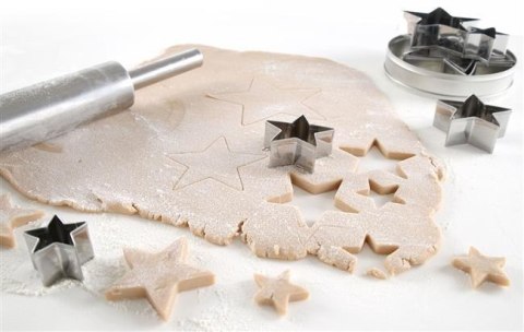 Formy do wycinania - zestaw gwiazda 9 szt. (H)30 mm Hendi 673768