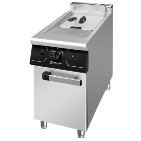 Frytownica Elektryczna Jednokomorowa z Szafką 12 kW 400V 360x700x850 mm Grafen Perfecta GREF1C