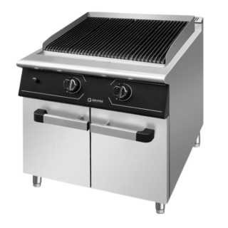 Grill Gazowy z Lawą Wulkaniczną 14,4 kW 700x700x850 mm Grafen Perfecta GRLG2C