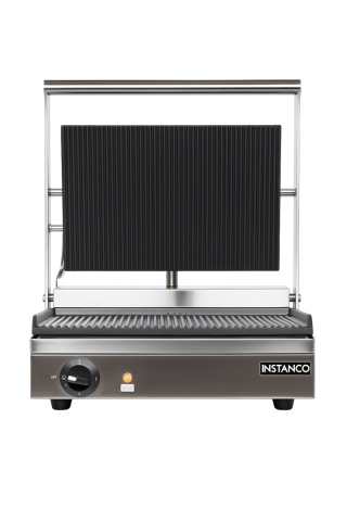 Grill Kontaktowy Ryflowany Elektryczny 430x370x 210mm I-KON.1