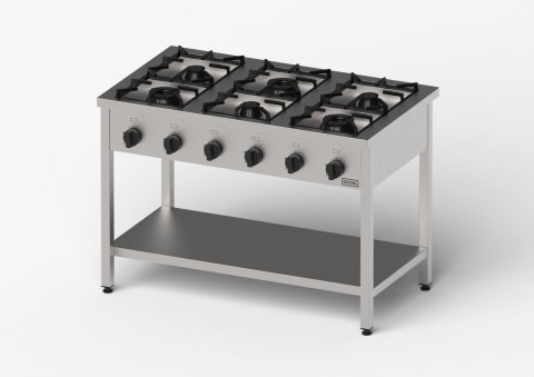 Kuchnia gazowa skręcana 1200x700x850 33.5 kW G30/37 mbar Gredil Stalgast 976613