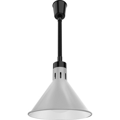 Lampa do podgrzewania potraw wisząca, srebrna, P 0.25 kW Stalgast