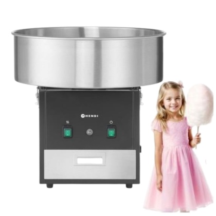 Maszyna Do Waty Cukrowej Czarna na Festyn Profesjonalna Hendi 282816