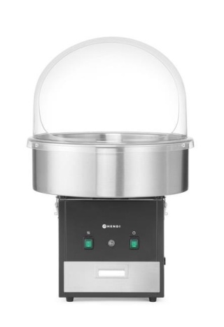 Maszyna Do Waty Cukrowej Czarna z Kopułą na Festyn Profesjonalna Hendi 282816