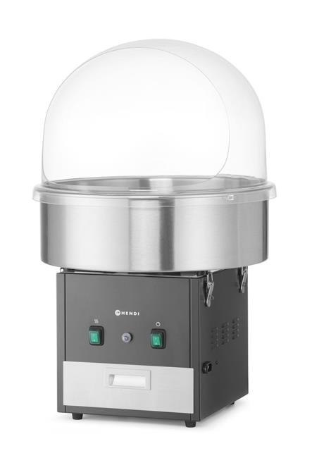 Maszyna Do Waty Cukrowej Czarna z Kopułą na Festyn Profesjonalna Hendi 282816