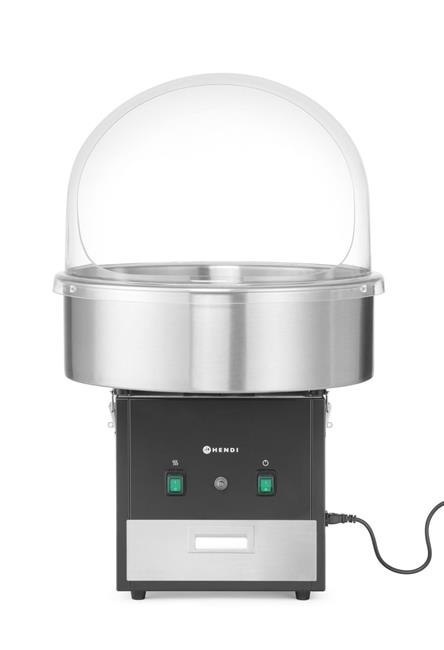 Maszyna Do Waty Cukrowej Czarna z Kopułą na Festyn Profesjonalna Hendi 282816