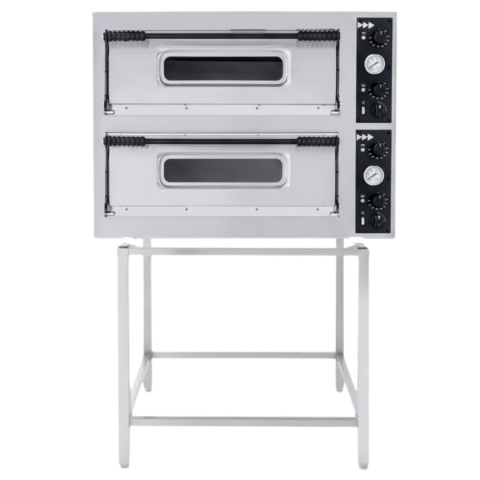 Piec Do Pizzy Prismafood Basic XL44 2-Komorowy 400V 12kW z Podstawą