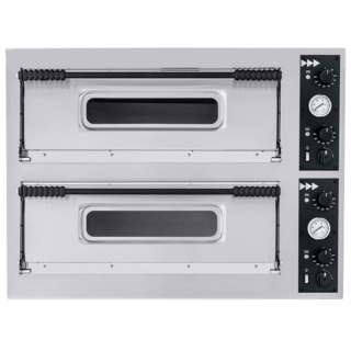 Piec Do Pizzy Prismafood Basic XL44 2-Komorowy 400V 12kW z Podstawą