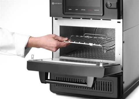Piec Konwekcyjno-Mikrofalowy CombiTurbo 18l Czarny 3000W Hendi 281277
