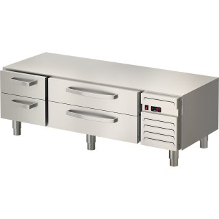 Podstawa Chłodnicza Linia 700 160x650x60 2x GN 1/1 2x GN 2/1 Szuflady Stalgast 887237