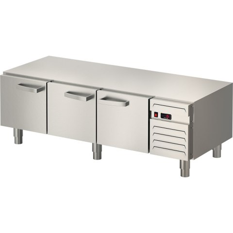 Podstawa Chłodnicza Linia 700 160x650x60 3 Drzwiowa GN 1/1 Stalgast 8870037