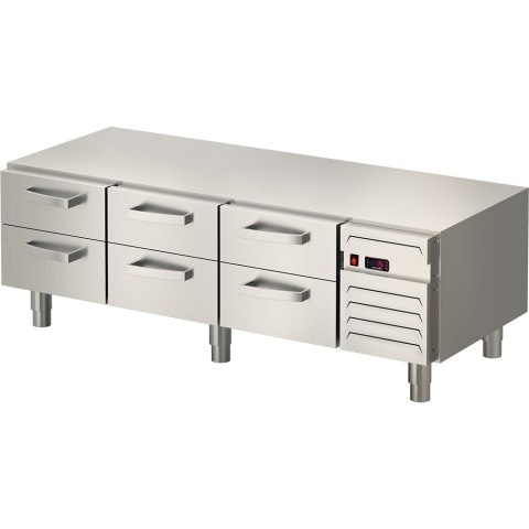 Podstawa Chłodnicza Linia 700 160x650x60 6 Szuflad GN 1/1 Stalgast 887137