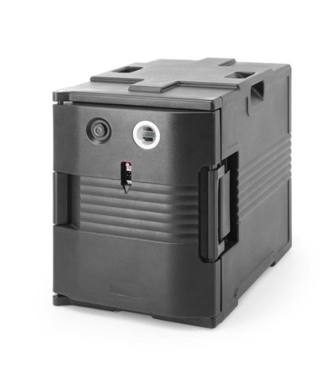 Pojemnik termoizolacyjny cateringowy z funkcją podgrzewania AmerBox GN 1/1 477x680x620