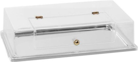 Pokrywa z otwieraną klapą do pojemnika GN 1/1 transparentna Hendi 427408