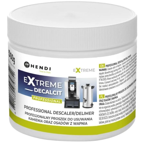Proszek Środek do Odkamieniania Usuwania Kamienia i Osadów 0,5 kg Hendi 979754