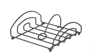 Serwetnik czarny 155x160 mm Hendi 427156