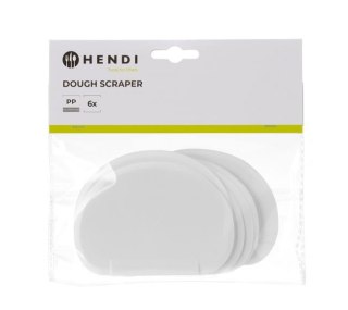 Skrobka do ciasta półokrągła 6 sztuk 104x74 Hendi 554142