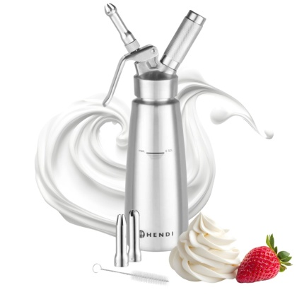 Syfon Do Bitej Śmietany 0,5L Nierdzewny Profesjonalny Hendi 588017