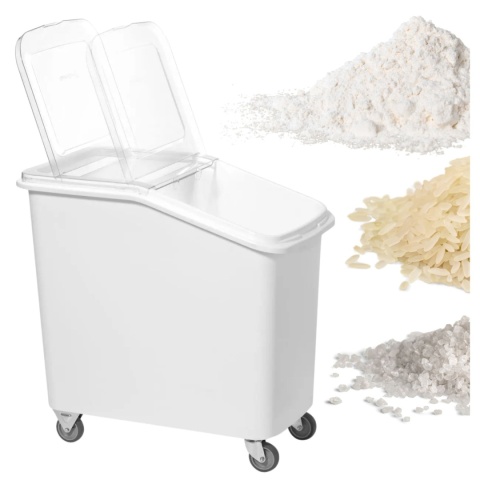Wózek Na Mąkę I Produkty Sypkie Pojemnik 98l Gastronomiczny Hendi 877920