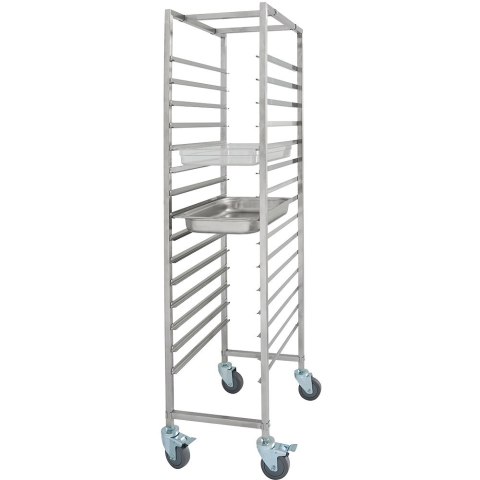Wózek transportowy ze stali nierdzewnej 15x GN1/1 Gredil Stalgast 662115