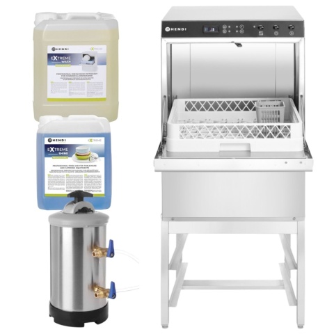 Zmywarka Gastronomiczna z Pompą i Podstawą KOMPLETNA Hendi 237366 (Zestaw L)