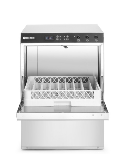 Zmywarka do Naczyń Gastronomiczna z Pompą Spustową i Dozownikami 230/400V Hendi 237366