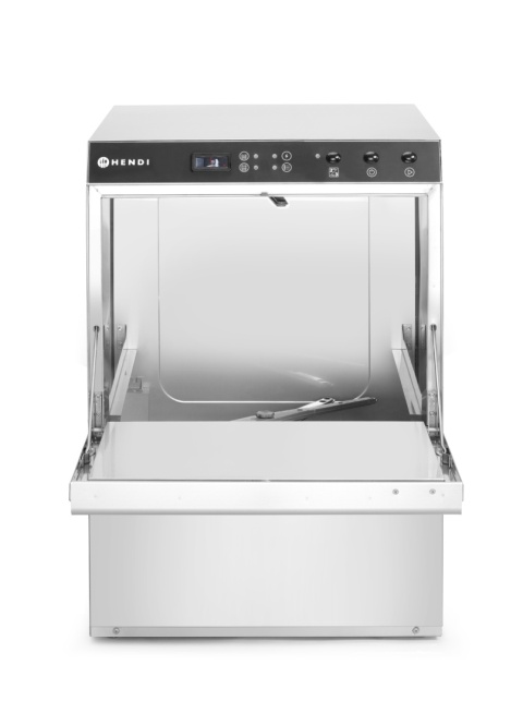 Zmywarka do Naczyń Gastronomiczna z Pompą Spustową i Dozownikami 230/400V Hendi 237366