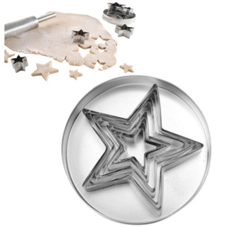 Formy do wycinania - zestaw gwiazda 9 szt. (H)30 mm Hendi 673768