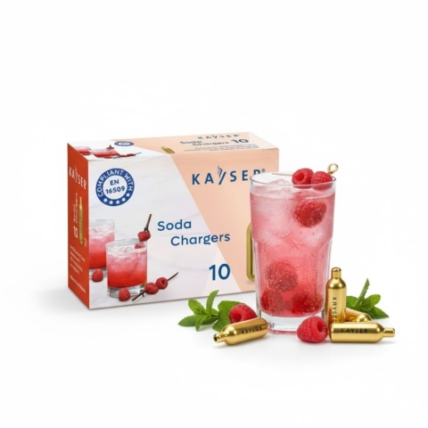 Naboje CO2 do Syfonu do Wody Sodowej 10 Sztuk Kayser