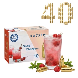 Naboje CO2 do Syfonu do Wody Sodowej 40 Sztuk Kayser