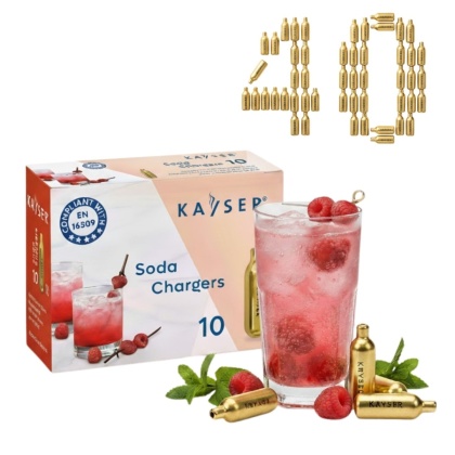 Naboje CO2 do Syfonu do Wody Sodowej 40 Sztuk Kayser