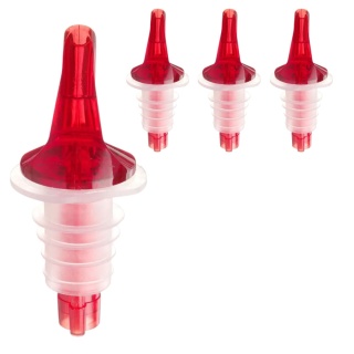 Nalewak BarUp czerwony 4 sztuki Hendi 599419