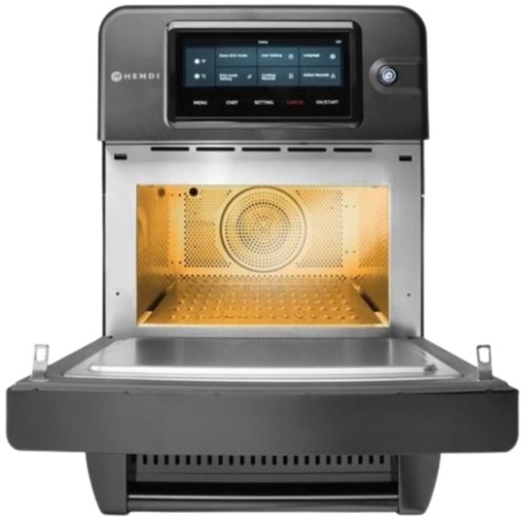 Piec Konwekcyjno-Mikrofalowy CombiTurbo 18l Czarny 3000W Hendi 281277