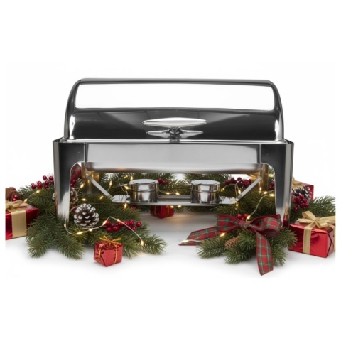 Podgrzewacz Bufetowy Roll Top GN 1/1 9l na Pastę Elegancki Yato YG-04140