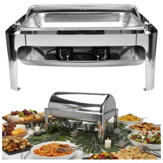 Podgrzewacz Bufetowy Roll Top GN 1/1 9l na Pastę Elegancki Yato YG-04140