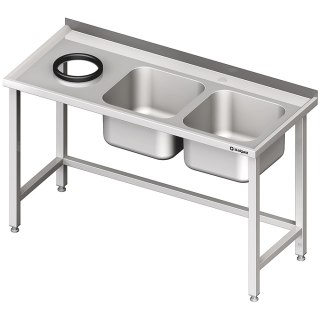 Zlew Nierdzewny Gastronomiczny 140x60 (P) Stalgast