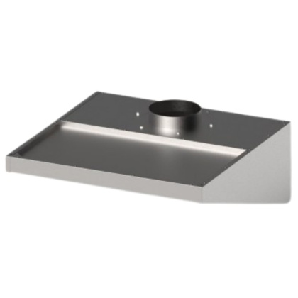 Okap skręcany niski 1010x1000x400 Gredil Stalgast 619110