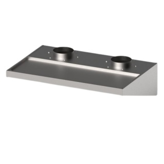 Okap skręcany niski 1510x1000x400 Gredil Stalgast 619115