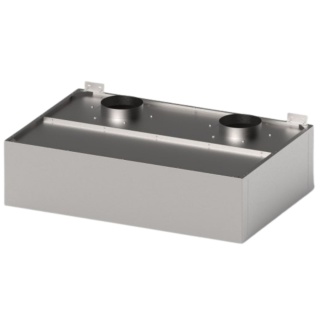 Okap skrzyniowy skręcany 1510x1000x400 Gredil Stalgast 619015