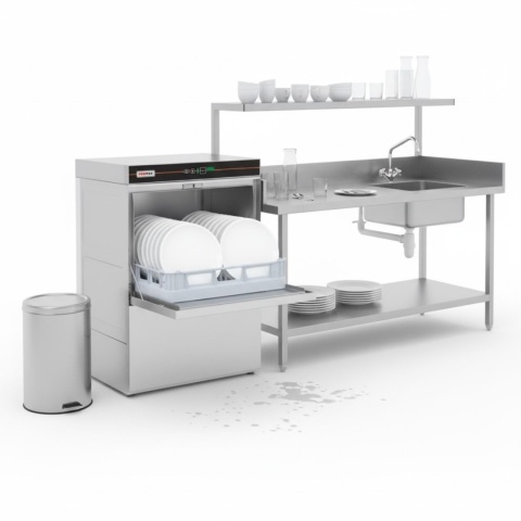 Zmywarka do Naczyń Gastronomiczna do Baru Restauracji QQI 52 Redfox 00025315