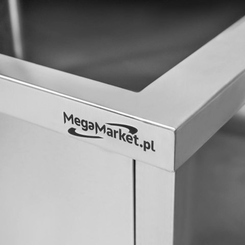 Basen gastronomiczny spawany jednokomorowy 60x60x85 stal inox MTP001983