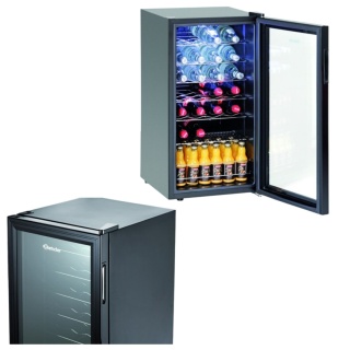 Lodówka Na Butelki Witryna Przeszklona Mała 88L Bartscher 700182G