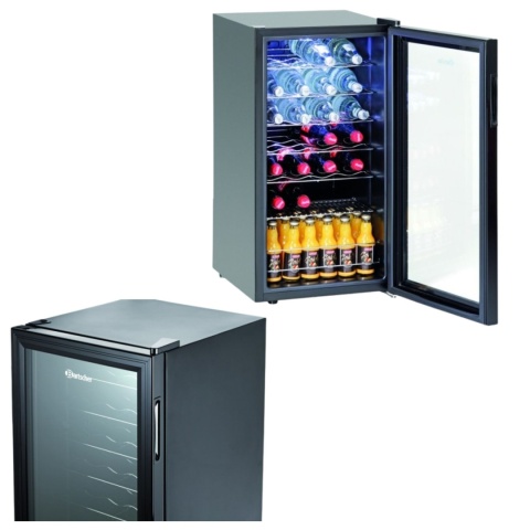 Lodówka Na Butelki Witryna Przeszklona Mała 88L Bartscher 700182G