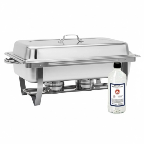 Podgrzewacz Stołowy GN 1/1 Zestaw z Pastą Stalgast 436120
