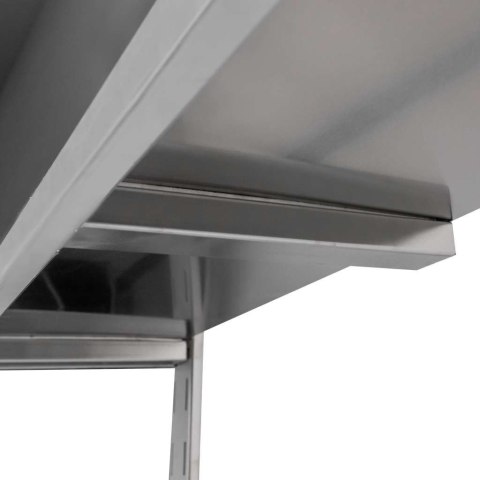 Półka wisząca dwupoziomowa inox 120x30 cm do kuchni MTP005936