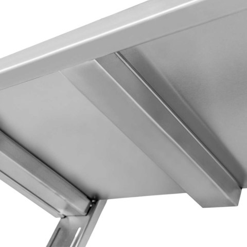 Półka wisząca dwupoziomowa inox 90x30 cm do zaplecza MTP005935