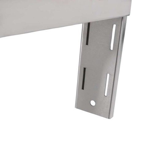 Półka wisząca dwupoziomowa inox 90x30 cm do zaplecza MTP005935