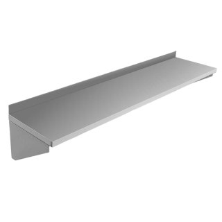 Półka wisząca jednopoziomowa inox 120x30 cm ścienna MTP005932