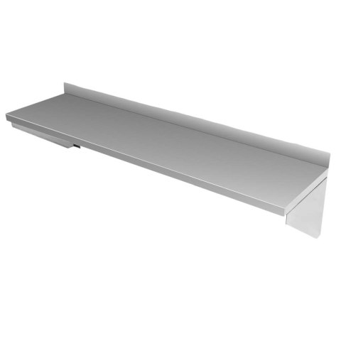 Półka wisząca jednopoziomowa inox 120x30 cm ścienna MTP005932